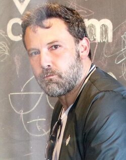 Ben Affleck picked up daughter Seraphina from school and the pair stopped for an ice cream cone in Brentwood.