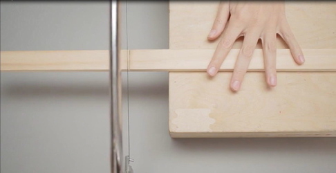 DIY Wooden Art Hanger