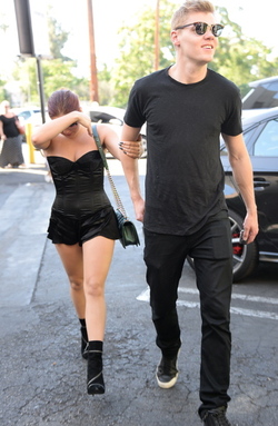 Ariel Winter Flashing Some Skin With Levi Meaden