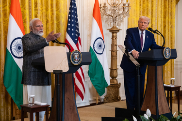 Trump Meets Prime Minister Narendra Modi of India in the Oval Office