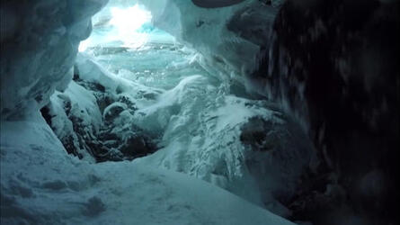 SKIER CHEATS DEATH AFTER MIRACULOUSLY SURVIVING 60FT FALL INTO CREVASSE SKIER CHEATS DEATH AFTER MIRACULOUSLY SURVIVING 60FT FALL INTO CREVASSE