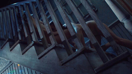 Katherine Barrell and Dominique Provost Chalkley in a lesbian sex scene Katherine Barrell and Dominique Provost Chalkley in a lesbian sex scene