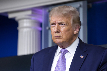 President Donald Trump Holds Press Briefing President Donald Trump Holds Press Briefing