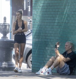 Jamie Laing and Sophie Habboo spotted in Notting Hill