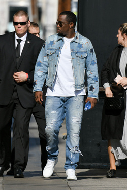 Sean Combs also known as P Diddy at Jimmy Kimmel Live