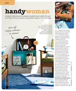 DIY Turn old suitcases into a fun feature