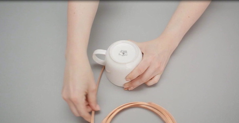 DIY Create a copper candleholder