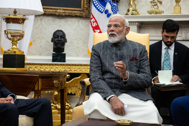 Trump Meets Prime Minister Narendra Modi of India in the Oval Office
