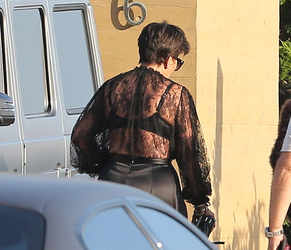Kris Jenner feeling sexy in sheer top while dining with Jada Pinkett Smith
