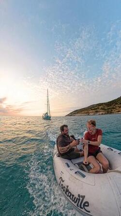 Couple leave dry land to live on &pound;62 000 boat with ZERO sailing experience