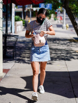 Lucy Hale Hops out of her car Looking Cute Lucy Hale Hops out of her car Looking Cute