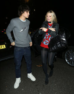 Kate Moss and Louis Baines dine at China Tang restaurant in London after Coach fashion party