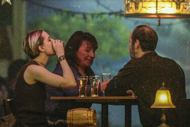 EXCLUSIVE Evan Rachel Wood Films a Country Scene in a Montreal Bar