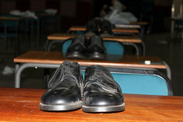 Kind Pupils Kick Off Shoe Donation Craze