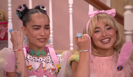  Ew with Zo&euml; Kravitz and Sabrina Carpenter on The Tonight Show Starring Jimmy Fallon 