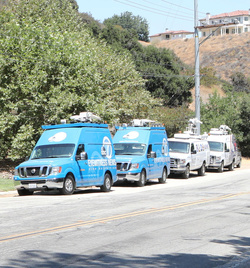 Media Arrives To The Scene As Jake Paul s Calabasas Mansion Raided By FBI