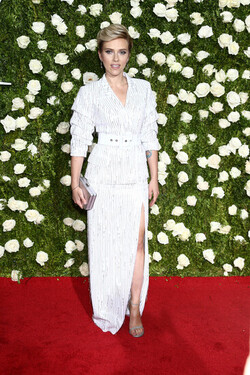 Scarlett Johanssonpromoting her latest film Rough Night in New York City.