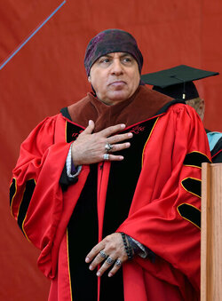Steven Van Zandt receives Honorary Doctorate from Rutgers