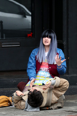 Maisie Williams rainbow hair colours through the years