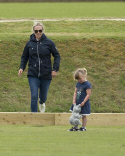 Zara and Mike Tindall have fun with Prince William and their kids at the polo Zara and Mike Tindall have fun with Prince William and their kids at the polo