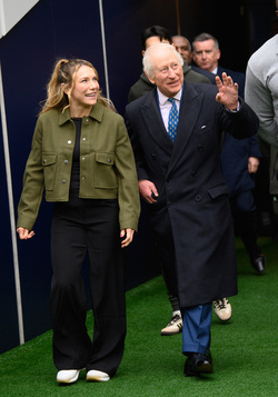 HM King Charles III Visits Tottenham Hotspur