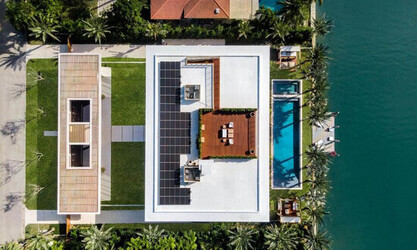 DJ and social media star Gianluca Vacchi has just bought this waterfront home in Miami Beach Florida for 24.5 million.