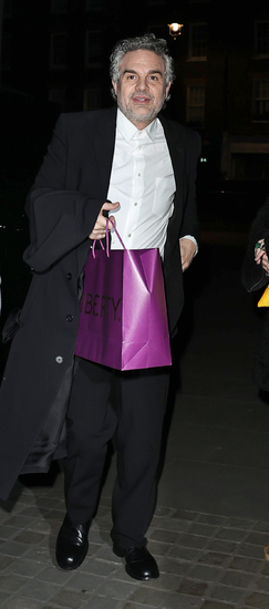 Mark Ruffalo arrives at the Chiltern Firehouse