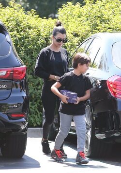 Kourtney Kardashian Is All Smiles After Treating The Kids To A Movie