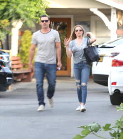 LeAnn Rimes and Eddie Cibrian casaual in Beverly Hills
