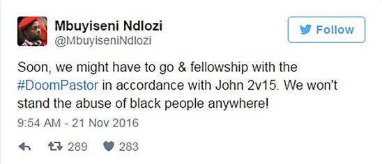 Prophet Uses Bug Spray To Heal People And Drive Out Demons