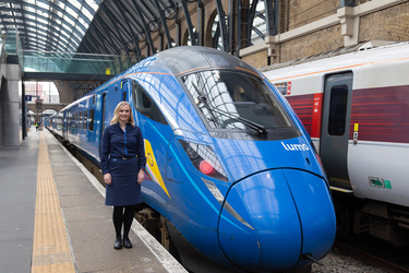 Right on track Ex Air hostess mum of four 44 becomes train driver