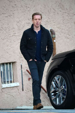 EXCLUSIVE Damien Lewis on the Set of Billions in Upstate New York