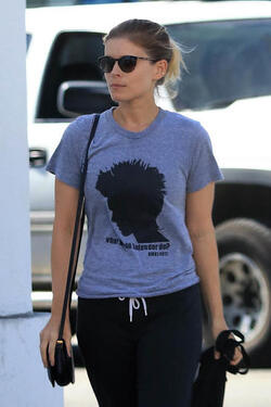 Celebs show their support of each other and themselves with their t shirts