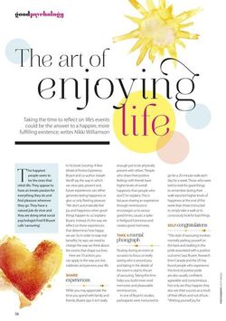 The art of enjoying life The art of enjoying life