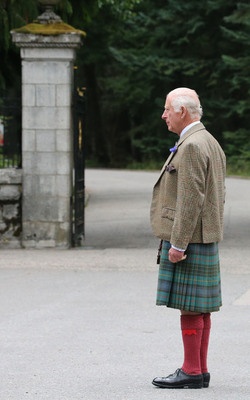 King Charles Is Greeted At The Gates Of Balmoral At The Start Of His Holiday