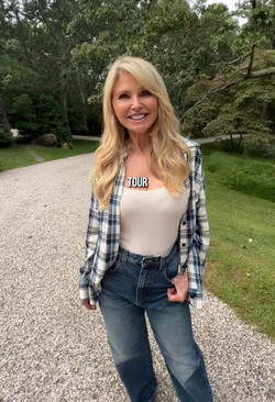 Christie Brinkley gave a tour of her 30 million Hamptons NY mansion to influencer Caleb Simpson.
