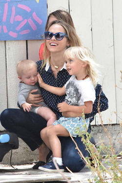 Teresa Palmer Spends Quality Time With Sons Bodhi And Forest In Los Angeles