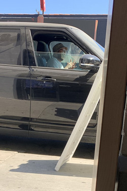 Seth Rogen After Picking up at Sweet Flower Cannabis Dispensary