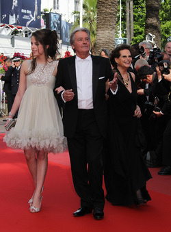 Alain Delon is present for the 63rd Festival de Cannes.
