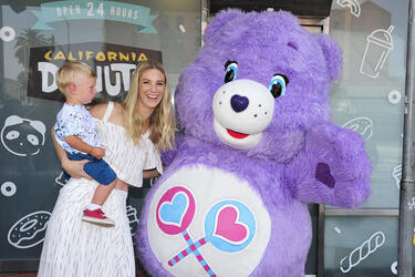 Heather Morris with son Owen Heather Morris with son Owen
