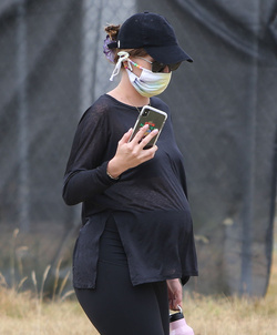 Katherine Schwarzenegger Showcases Her Enormous Baby Bump As She Anxiously Awaits Motherhood