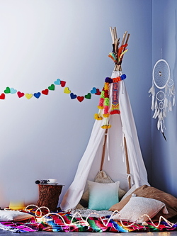 DIY Make a cool tribal teepee