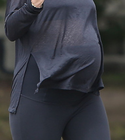 Katherine Schwarzenegger Showcases Her Enormous Baby Bump As She Anxiously Awaits Motherhood