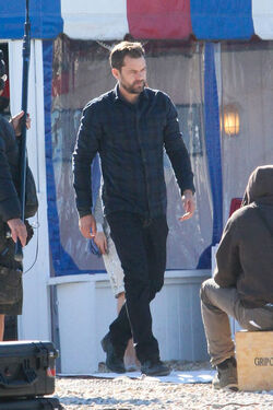 Joshua Jackson Ruth Wilson on the Set of The Affair Joshua Jackson Ruth Wilson on the Set of The Affair