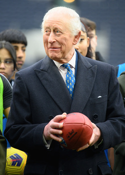 HM King Charles III Visits Tottenham Hotspur