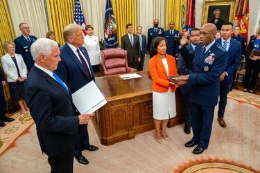 General Charles Q. Brown Sworn in as the Chief of Staff of the Air Force