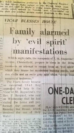 GHOST CHILD IN EXORCIST HOUSE