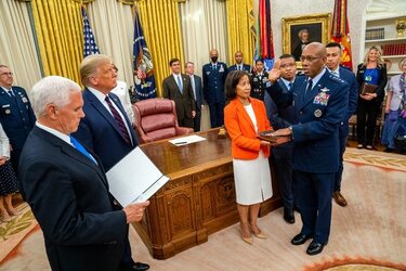 General Charles Q. Brown Sworn in as the Chief of Staff of the Air Force