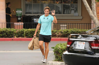 Joseph Baena Looking Fit Like Dad Arnold Schwarzenegger In Malibu Joseph Baena Looking Fit Like Dad Arnold Schwarzenegger In Malibu