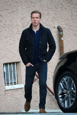 EXCLUSIVE Damien Lewis on the Set of Billions in Upstate New York